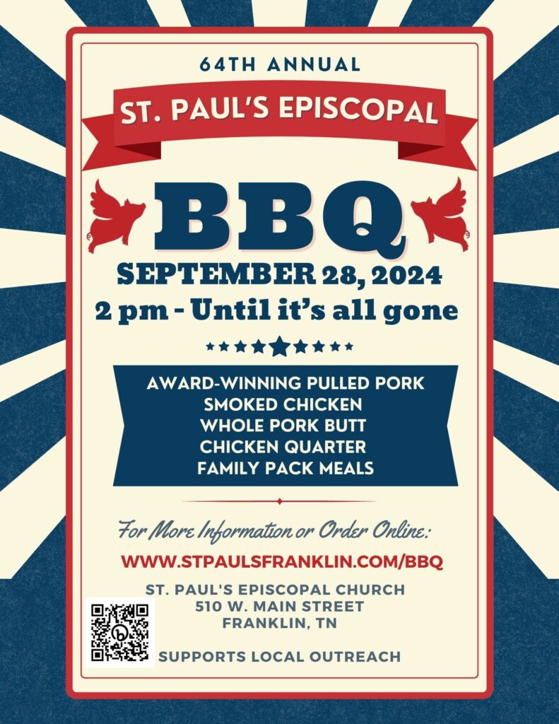 Saint Paul's BBQ September 30